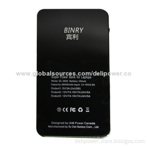 36,000mAh High-capacity Intelligent Power Bank/System with Long Cycle Lifespan
